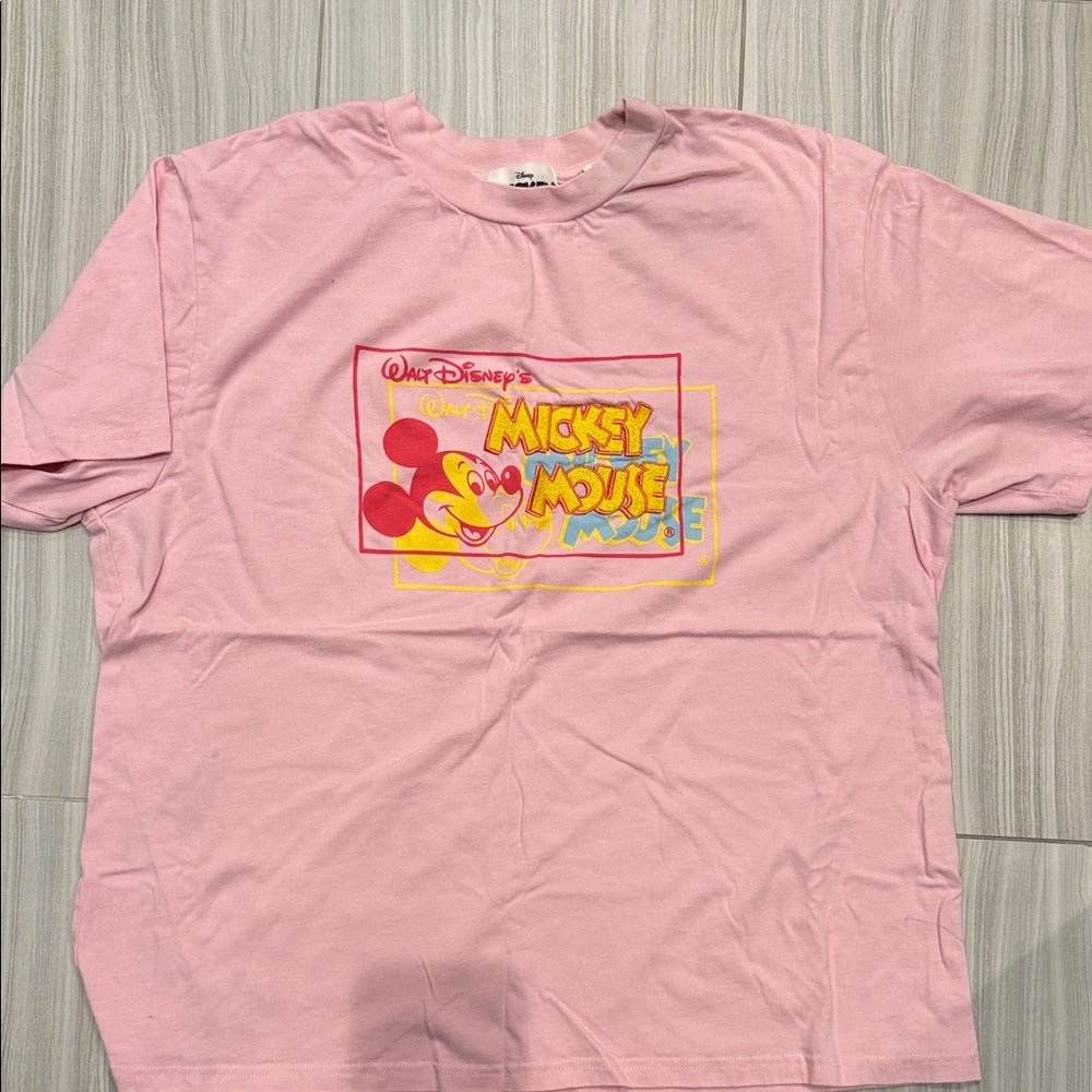 Disney Mickey Mouse Pink Graphic Tee